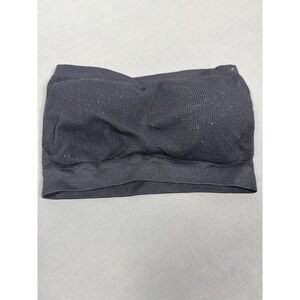Seamless Black Bandeau Bra Top SO Brand‎ XS